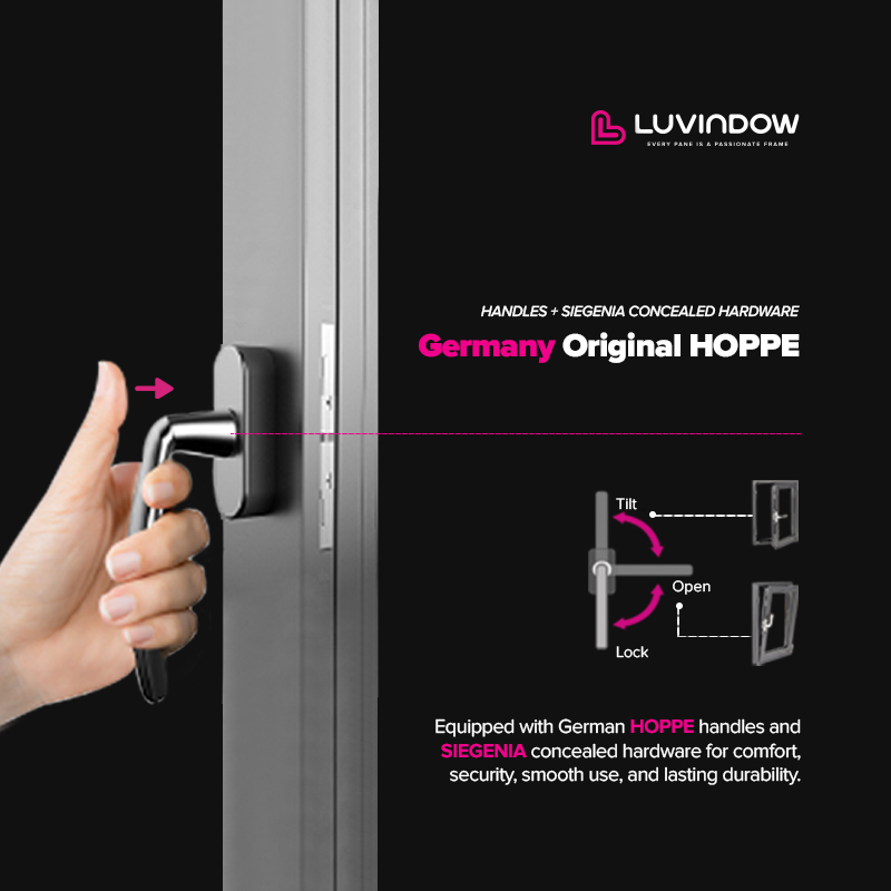 Hurricane Proof High Impact Black Aluminum Alloy Thin Profile Aluminium Windows And Doors Casement Window S For USA