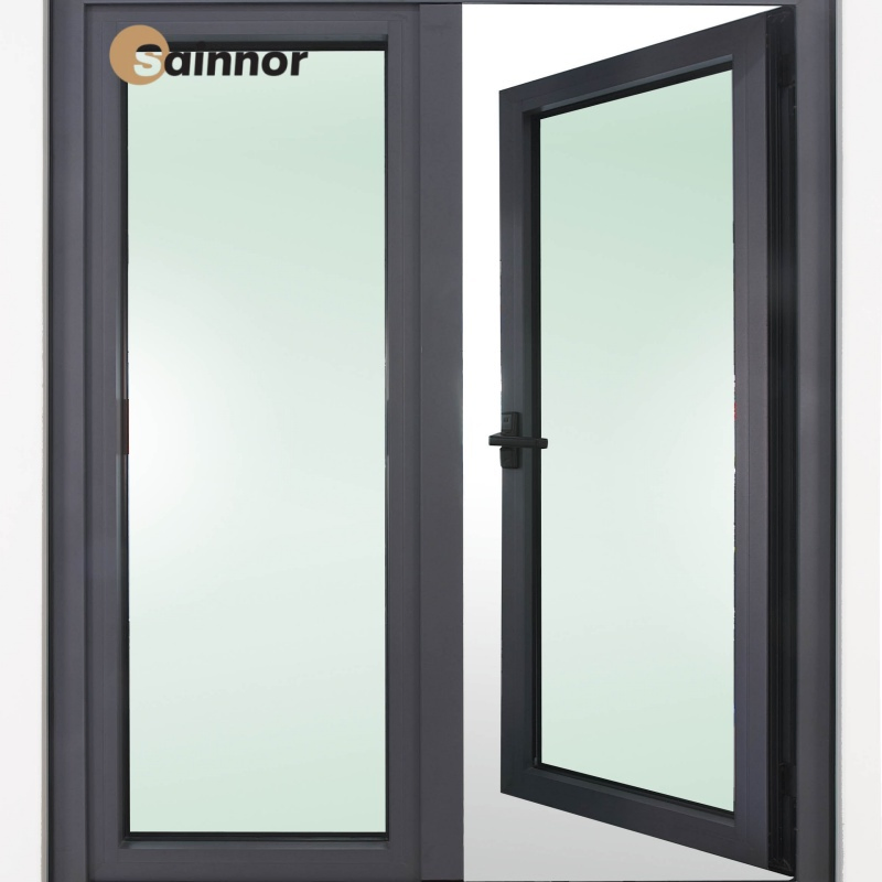 OEM High Quality Hurricane-Resistant Impact Anti-Theft Thermal Break Aluminum Alloy Frame Casement Windows with Double Glass for House