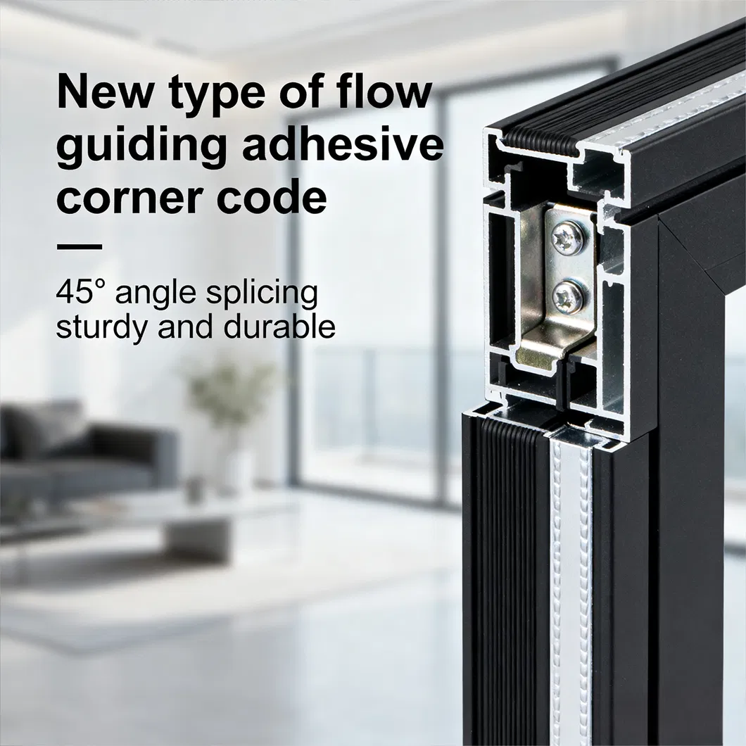 Low-Maintenance No-Rust No-Deformation Easy-Handling Commercial-Residential Standard Aluminum Doors and Windows