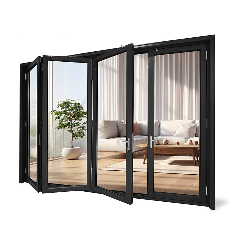 Nfrc As2047 Hurricane Proof Wind Resistant Double Glass Windows Aluminum Outward Swing Casement Window House Window
