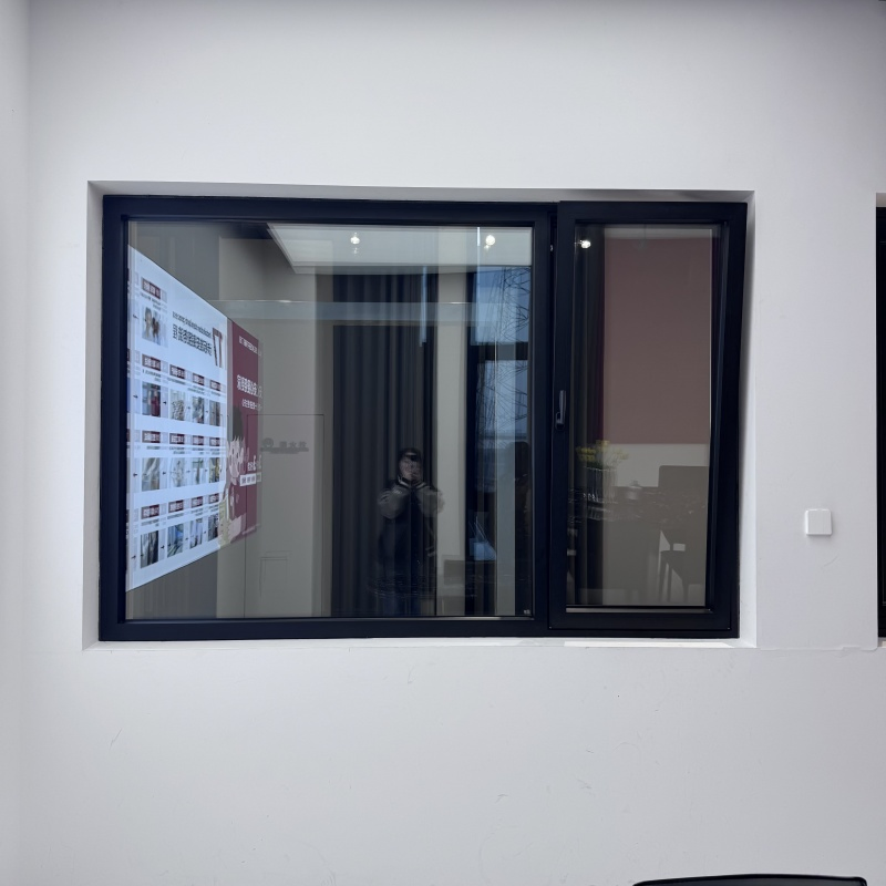 Aluminum Window Frame Energy-Efficient Inward Opening Tilt-and-Turn Windows/Windows Factory/Soundproof Aluminum Window/Heat Insulation Window
