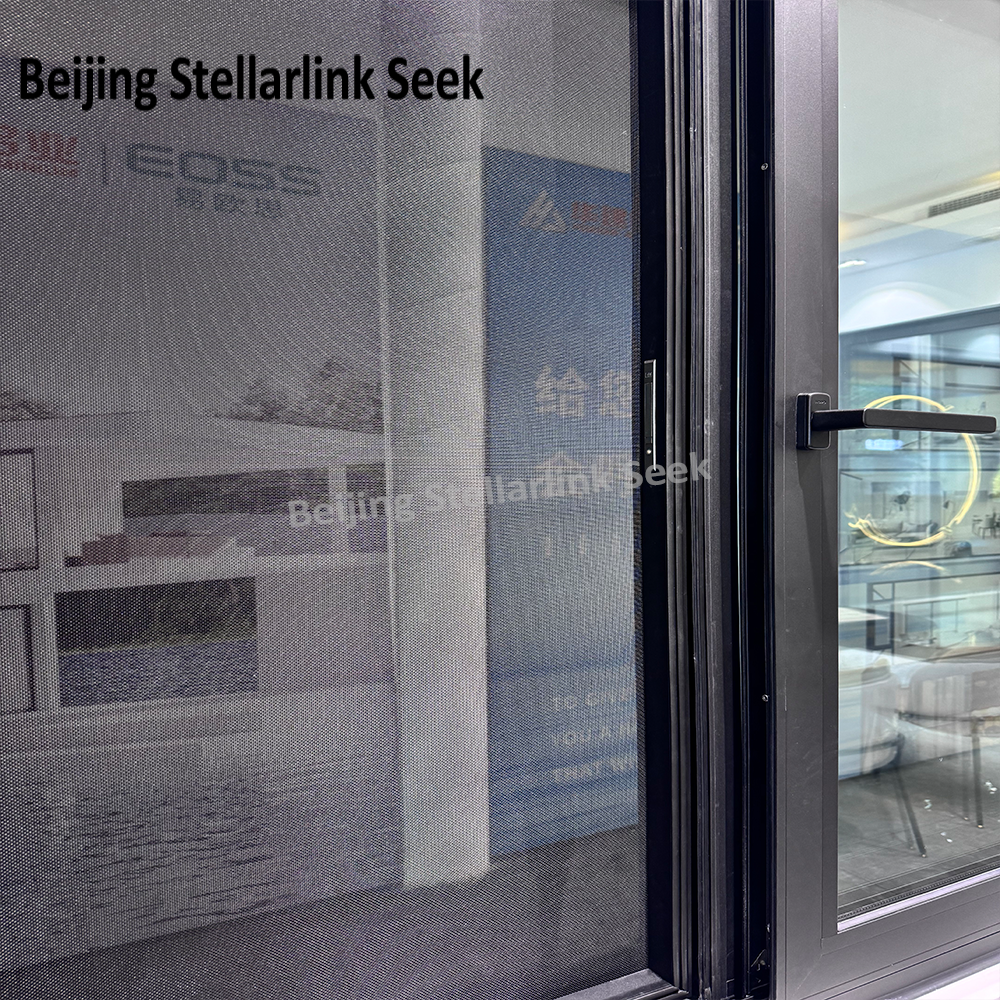 High-End Energy Efficient Thermal Break Aluminum Sliding Window with Casement Window Effect for Villas High Rise Buildings