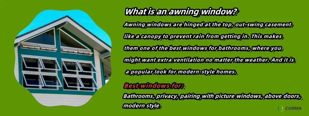Building Materials Good Price High Performance Double Glazing Aluminum Awning Window