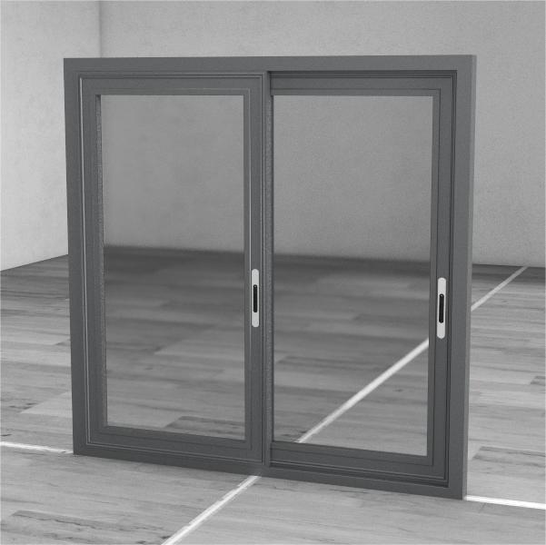 Residential Houses Modern Aluminum Interior Windows Narrow Frames Double Glazed Windows Soundproof Sliding Windows