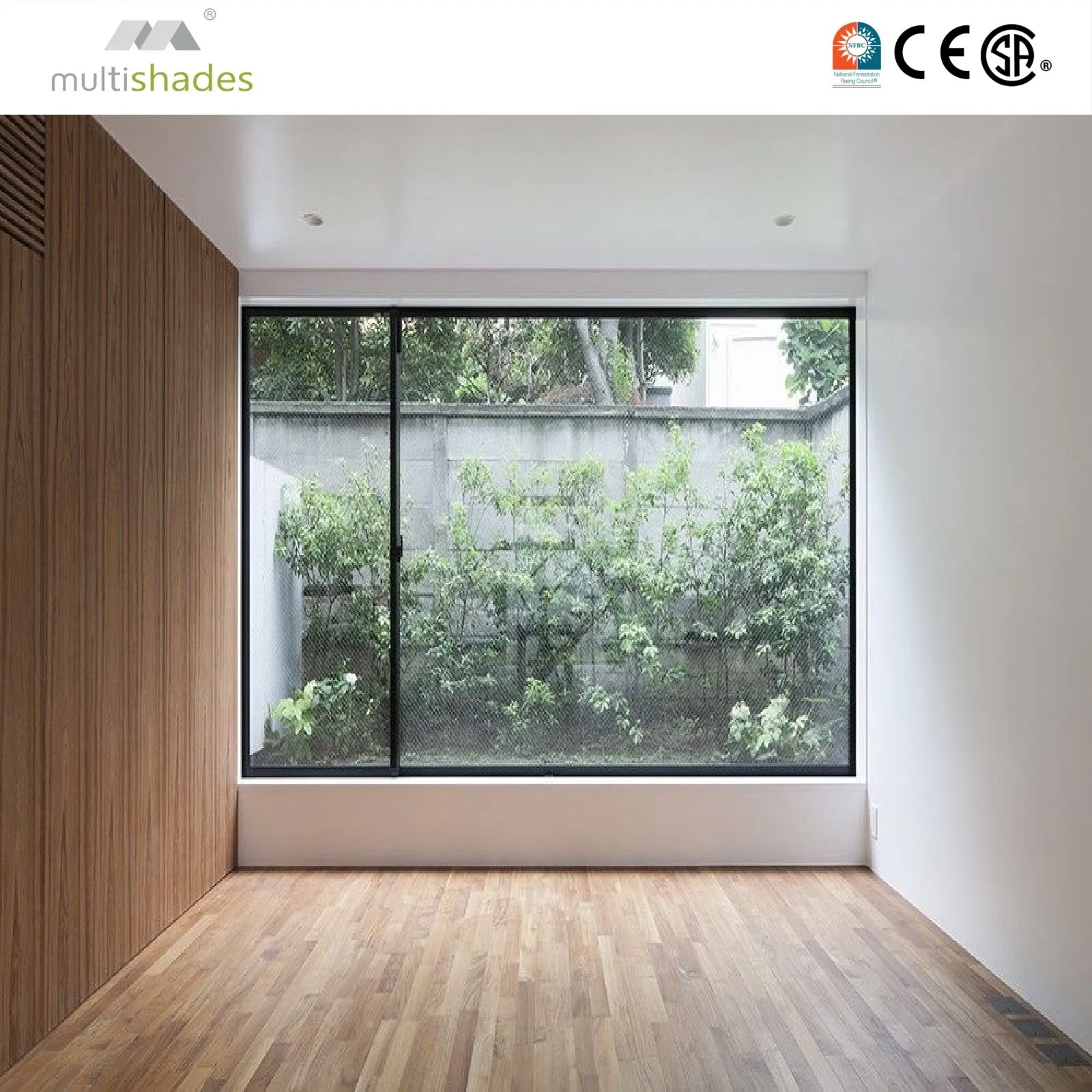 Modern Villa Picture Window Fixed Window with Slim Frame Better Ventilation Than Sliding Window Aluminium Window