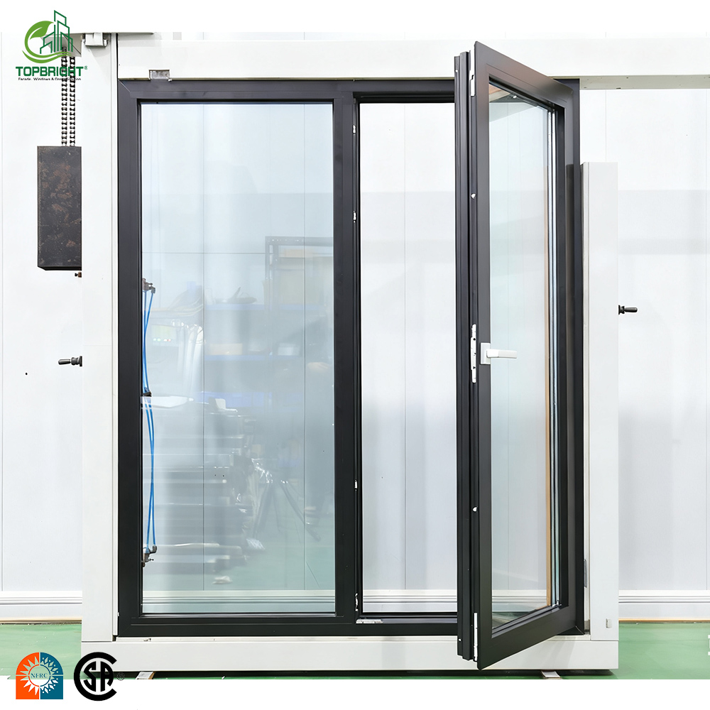 Topbright Custom Window and Door Thermal Break Insulated Casement Window Soundproof Double Glazed Aluminum Windows