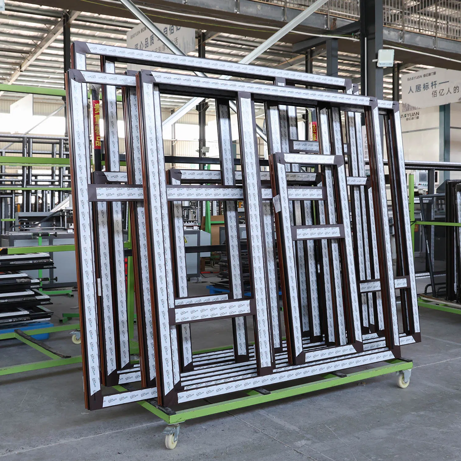 Baiyiyuan Seek Foreign Partners Agents of Casement Window Superhouse Hurricane-Resistant Aluminum Casement Windows with Tempered Glass