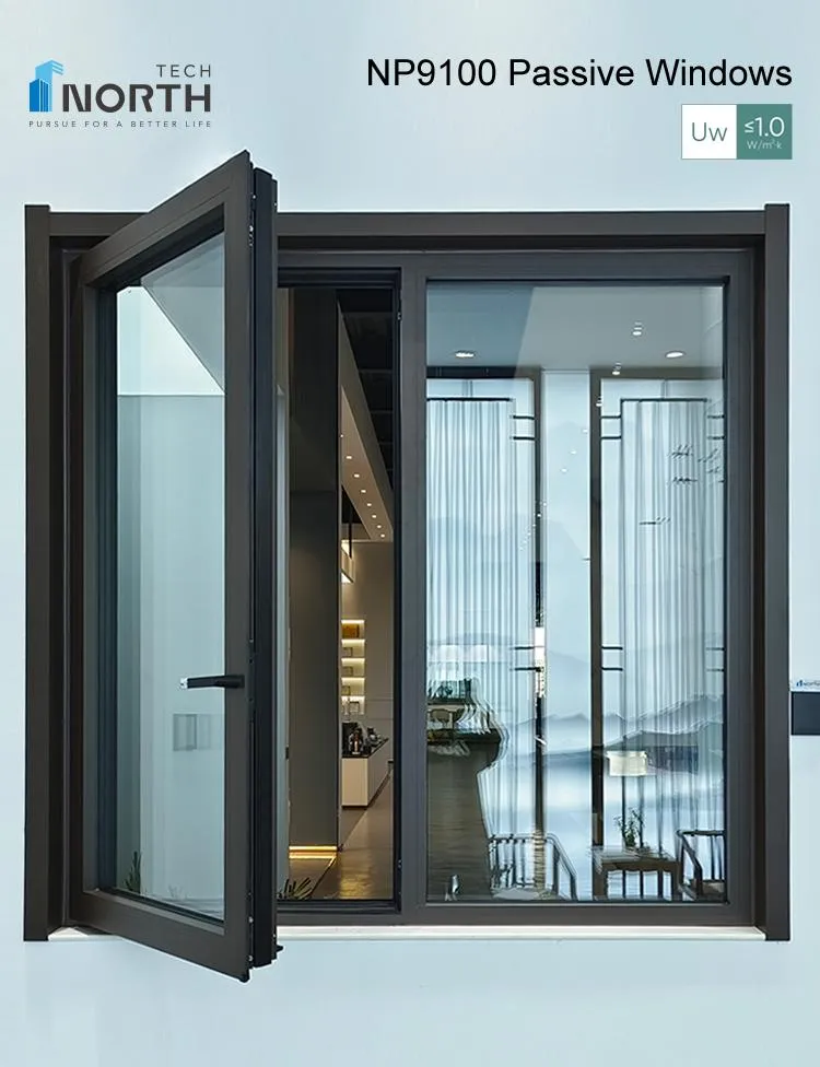 Energy-Efficient Aluminum Frame Passive House Aluminum Windows