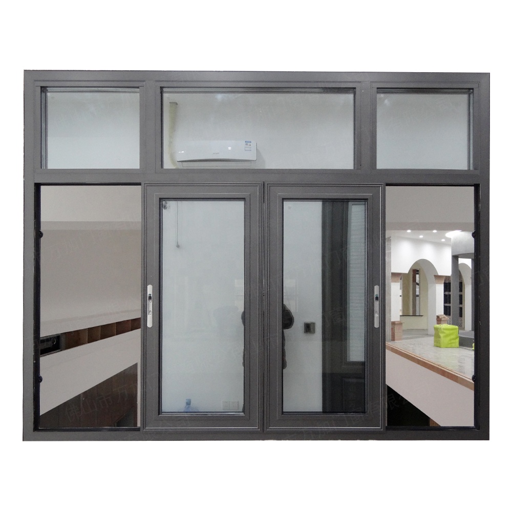 Hurricane Impact Aluminum Glass Customized Sliding Window Home Aluminum Windows Impact Soundproofing Double Glazed Windows