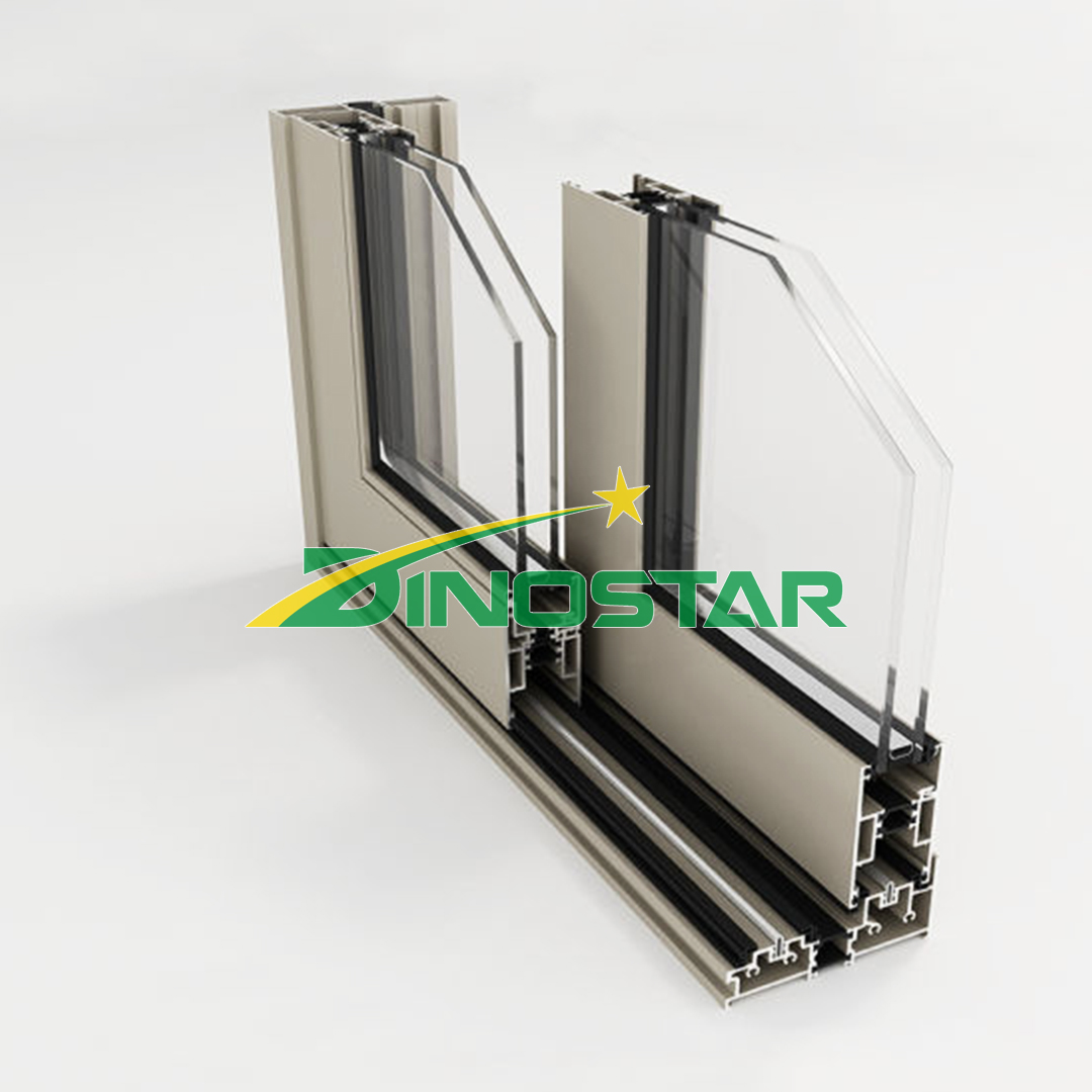 Powder coated aluminum profiles