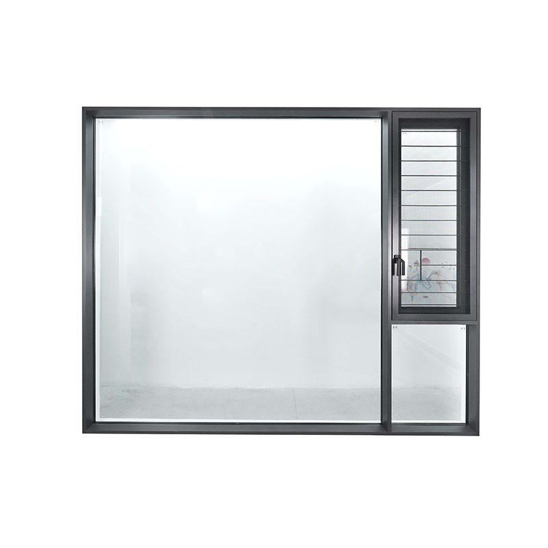 Customized Thermal Break Aluminium Alloy Casement Window for Villa Energy-Efficient Hurricane-impact Horizontal Bathroom Bedroom