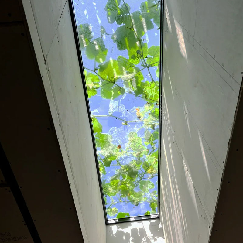 Custom Size Aluminum Skylight Window Thermal Break Double Glazed Roof Window For Attic Ventilation Energy Efficient Design