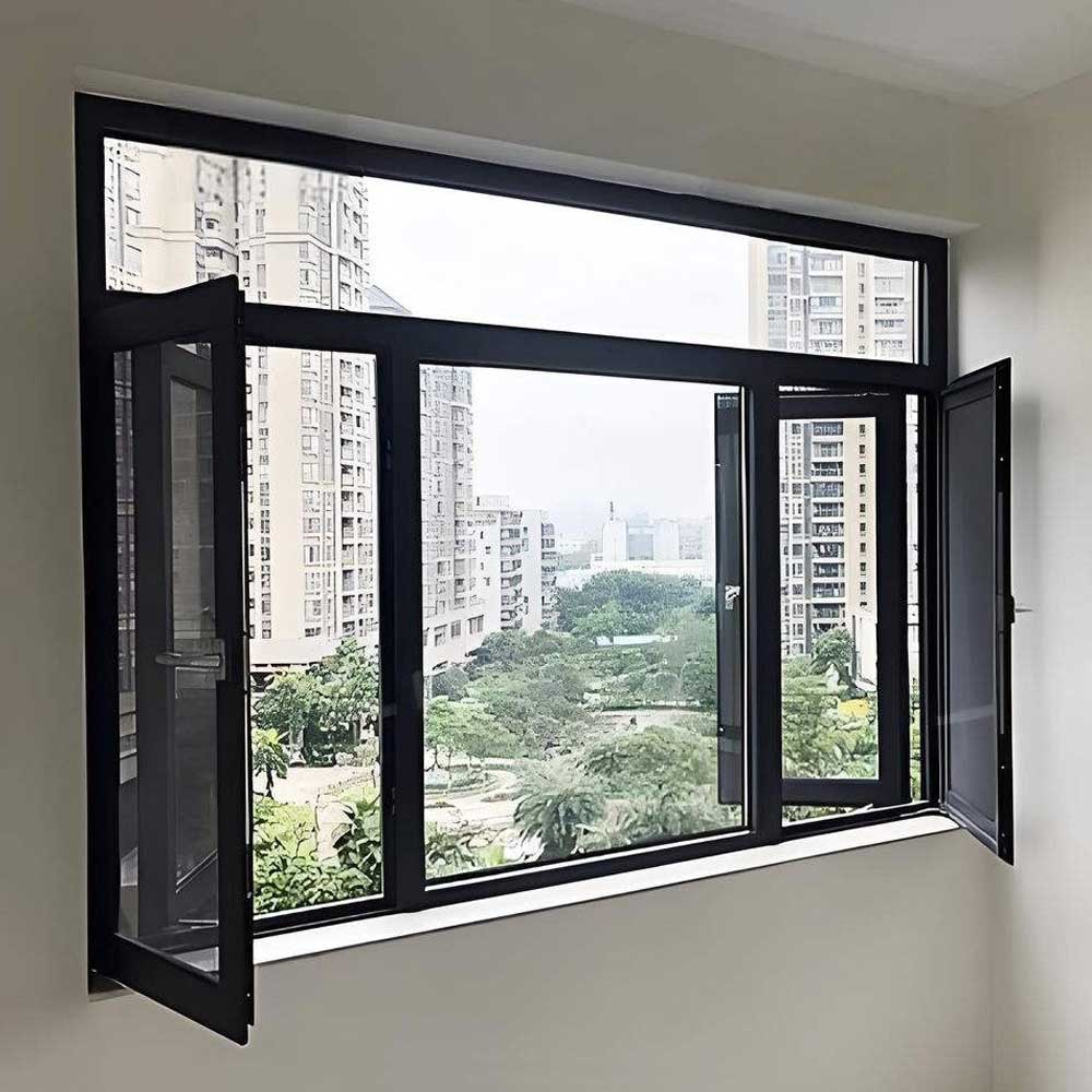 Standard Doors and Windows-Commercial windows - Double-layer Glass Aluminum Sunshade Awning Window - Double-layer Glass Window
