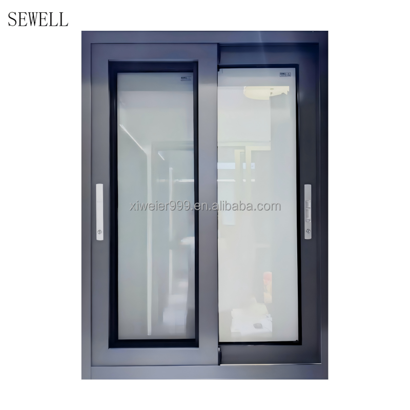 Best Quality Modern Soundproof Tempered Double Glass Thermal Break Aluminum Sliding Window