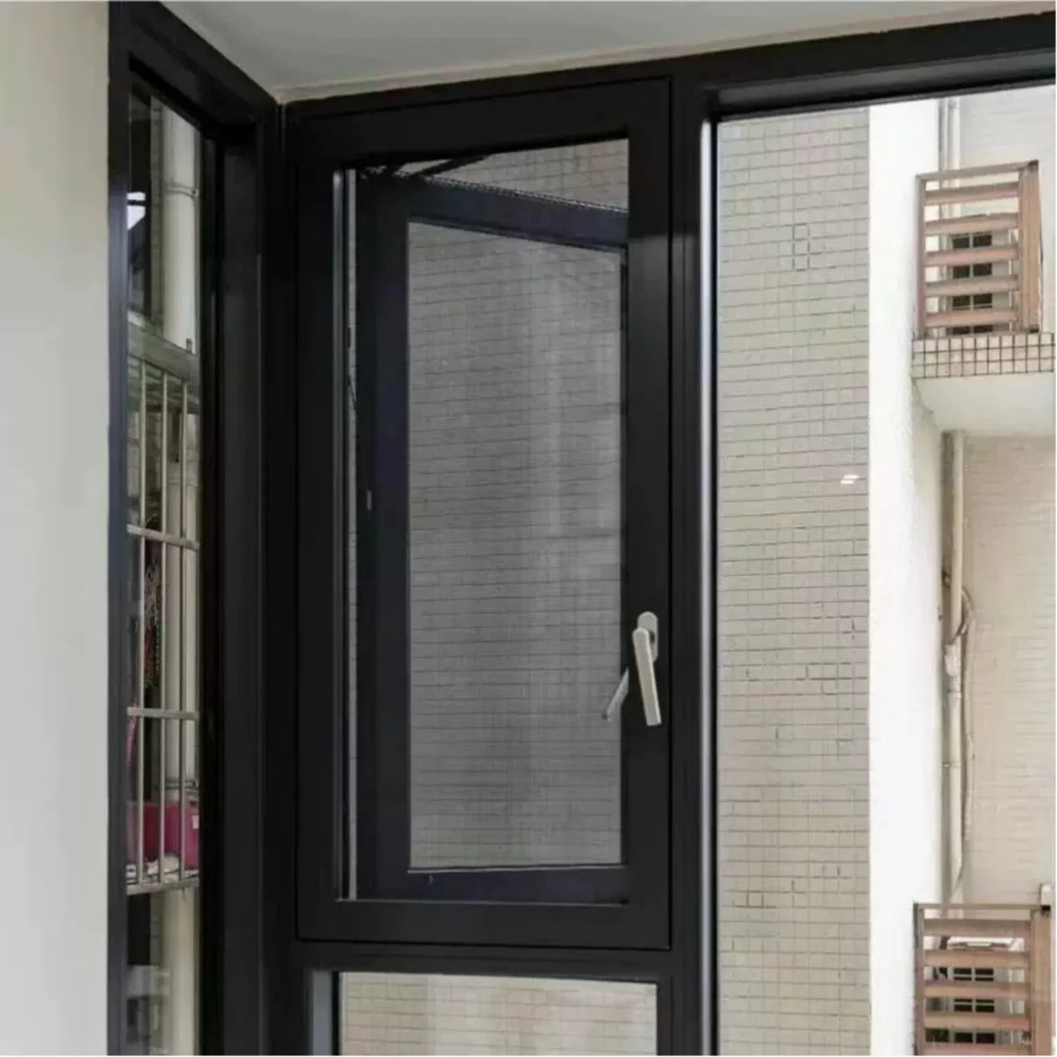 Popular High Performance Cost Effective Thermal Break Aluminum Casement Window for School Projects