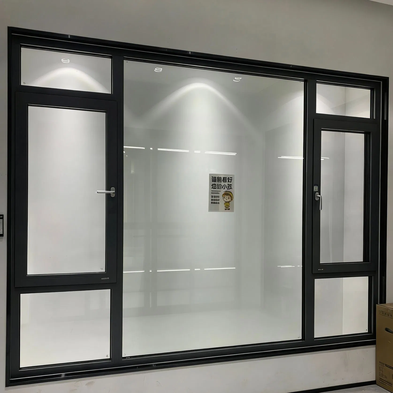 Aluminum Casement Window with Energy-Efficient Double Glazing and UV Protection
