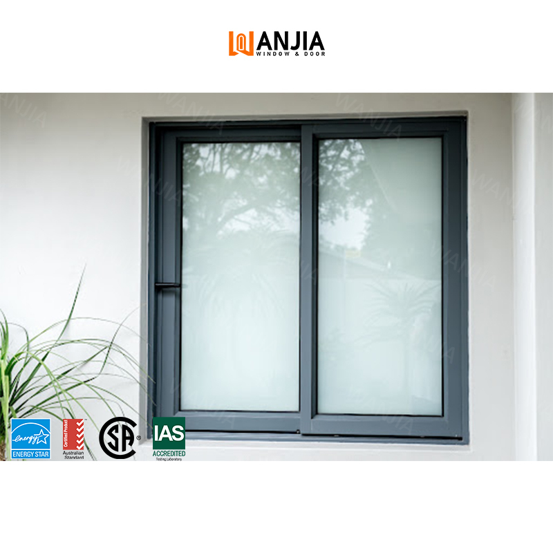 Residential Houses Modern Aluminum Interior Windows Narrow Frames Double Glazed Windows Soundproof Sliding Windows