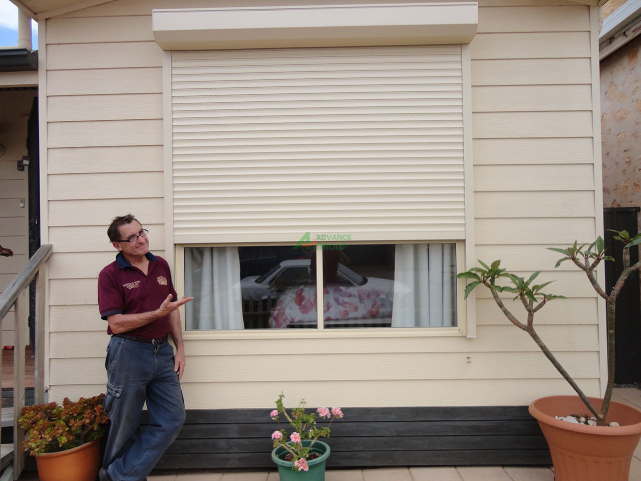 Aluminum roller shutter view 7