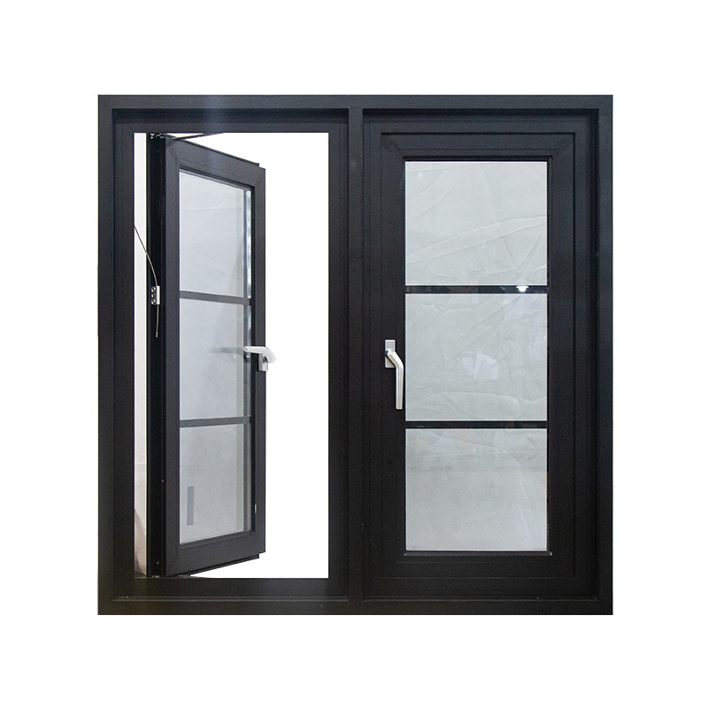 Nfrc As2047 Hurricane Proof Wind Resistant Double Glass Windows Aluminum Outward Swing Casement Window House Window