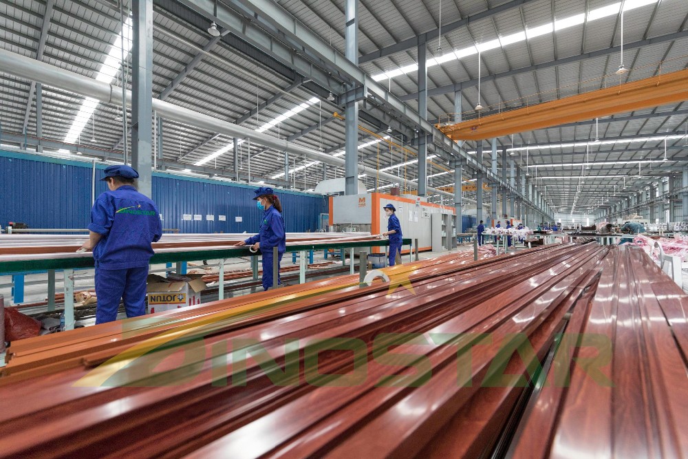 Aluminum profiles packaging