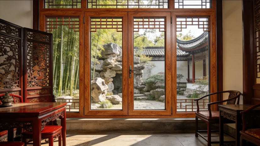 Bgzs Broken Aluminum Aluminium Casement Glass Window with Folding Mosquito Screen for Home/School