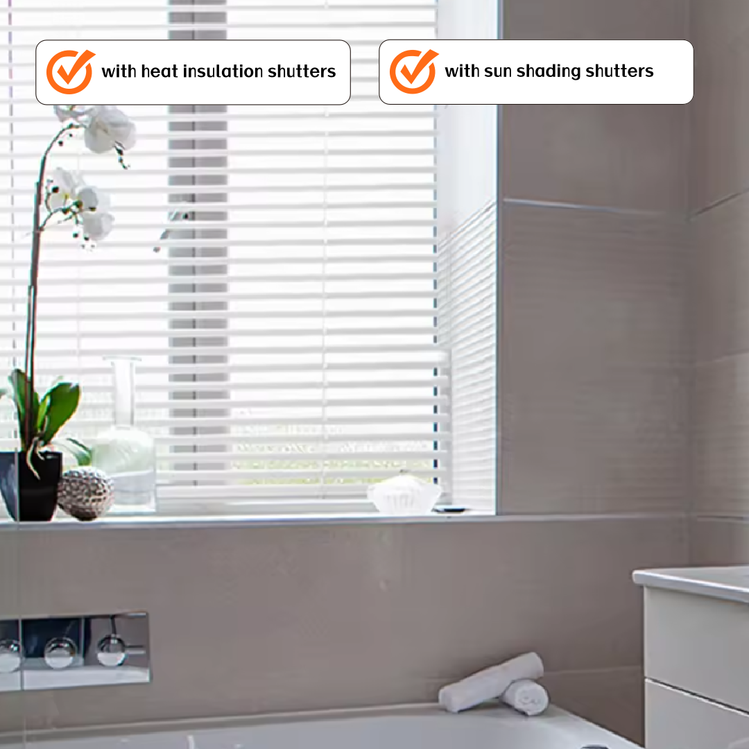 Low Price Full Custom Thermal Aluminum Insulated Glass Heat Insulation Shutters Aluminum Sliding Windows for Africa Market Use
