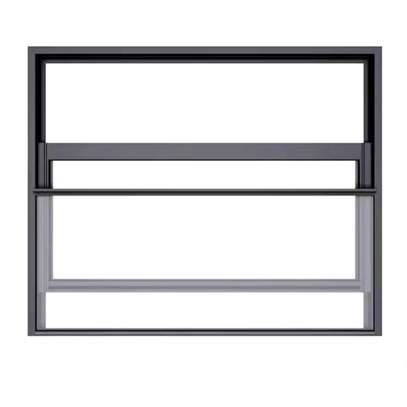Electric Lifting Intelligent Vertical Opening Aluminum Alloy Window with Heat Insulation for High-rise Buildings and Villas