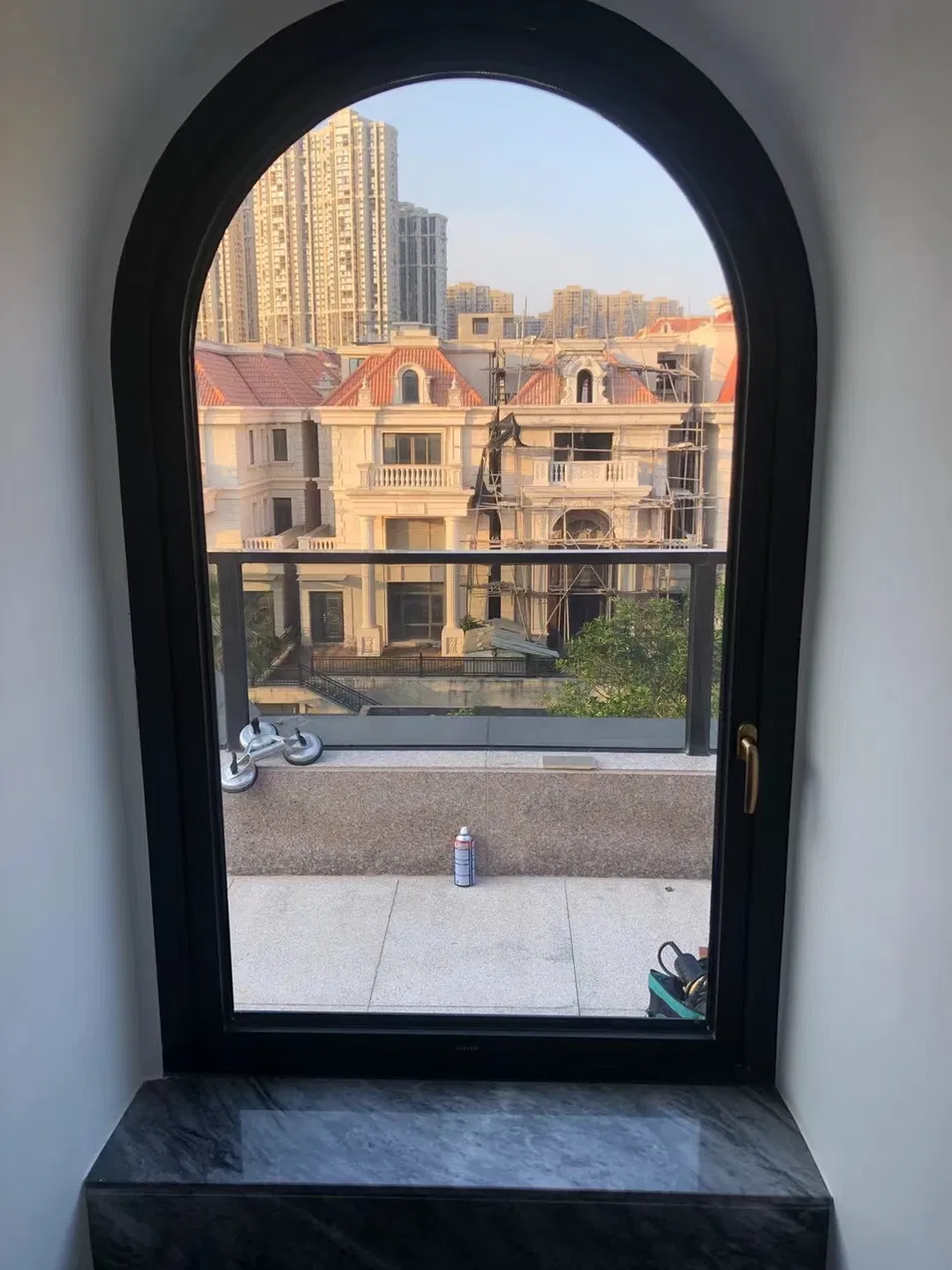 Custom-Made Architectural Curved Aluminum Window