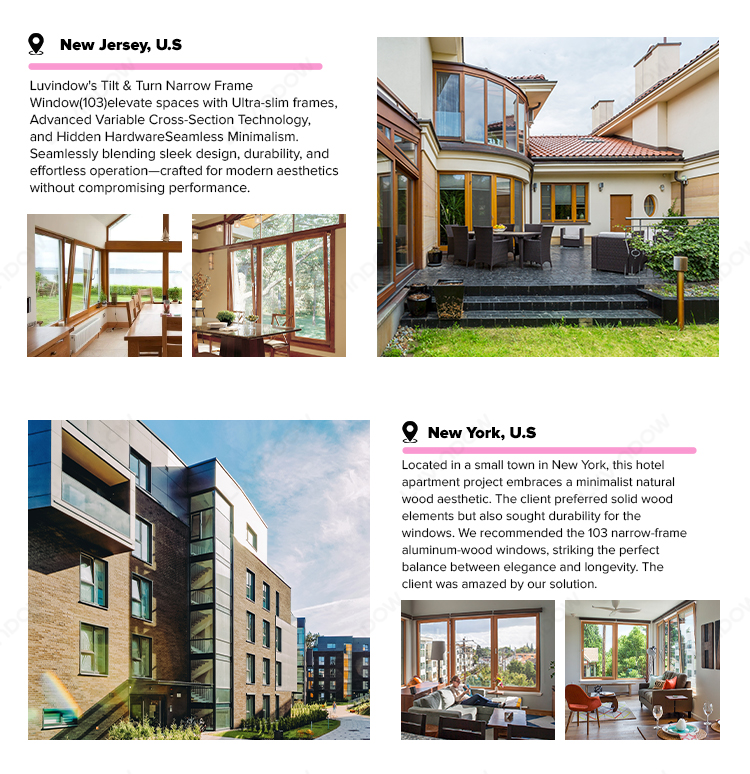Luxury residential villa window project example