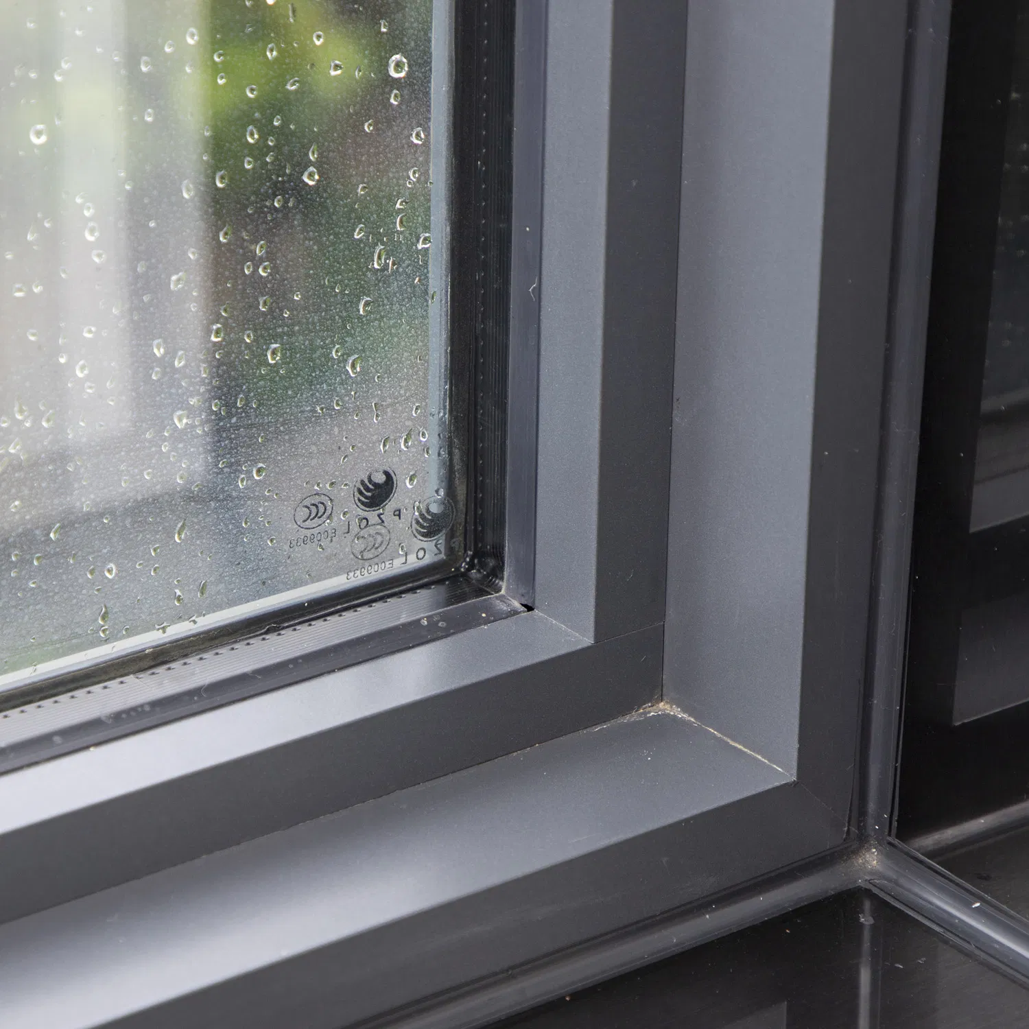 Modern Aluminum Folding Sliding Window with Double Glass and Energy Efficient