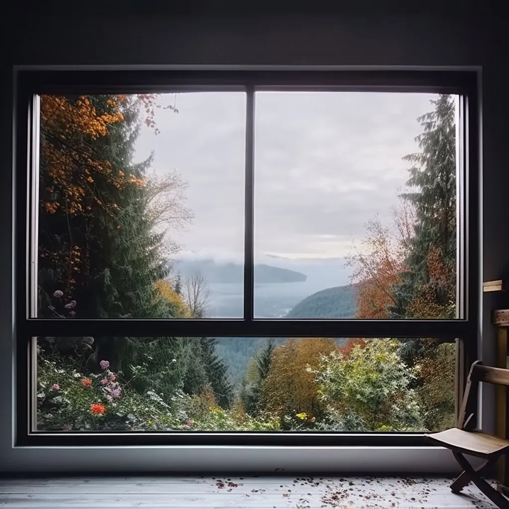 Hurricane Impact Aluminium Windows Floor to Ceiling Aluminum Large Fixed Glass Windows Extra Large Picture Window