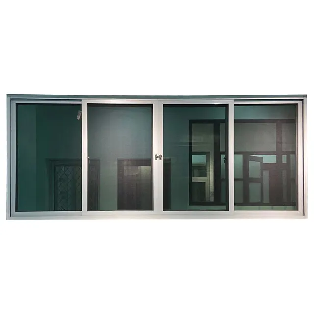 Aluminum Glass Curtain Wall Facade Unitized Stick Frame Spider Sliding Folding Bifold Casement Hinge French Price Double Glazed Aluminium Windows Doors