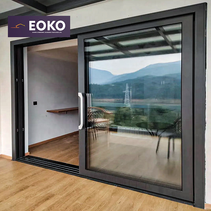 EOKO Custom Low-e Reflective Double Glazed Heavy Duty Aluminum Sliding Glass Door