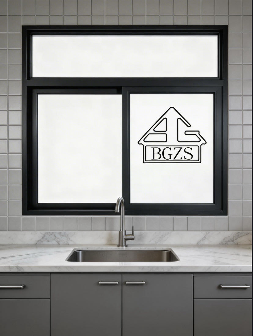 Bgzs Broken Aluminum Aluminium Casement Glass Window with Folding Mosquito Screen for Home/School