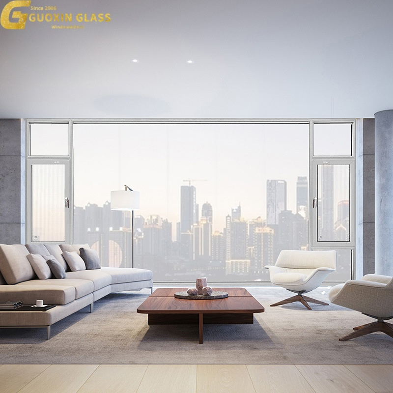 High-Performance Waterproof Aluminum Fixed Window with Custom Insulation