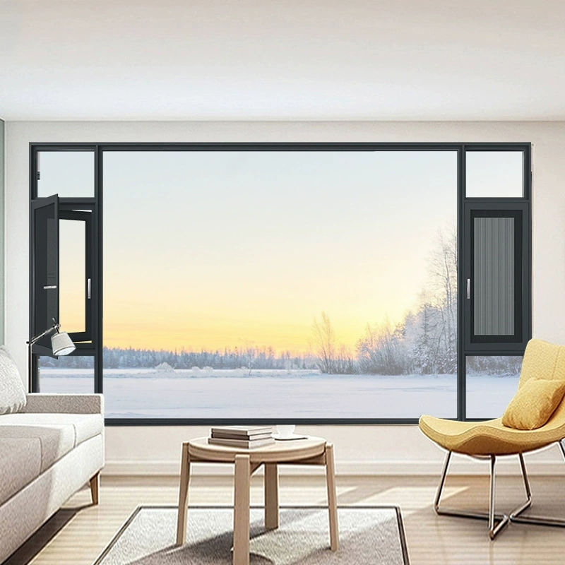 Premium Glazing Thermal Break Aluminum Casement Window for Homes