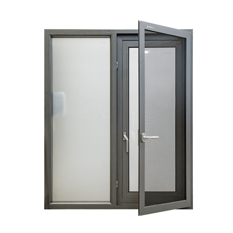 Nfrc As2047 Hurricane Proof Wind Resistant Double Glass Windows Aluminum Outward Swing Casement Window House Window