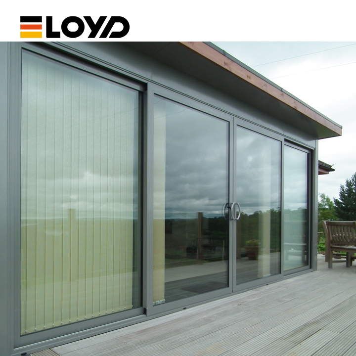 Hot Sell Eloyd Custom Hurricane Impact Double-Layered Tempered Glass Thermal Break Aluminum Lift Sliding Doors