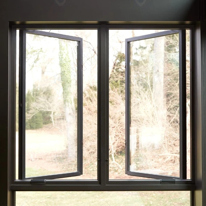Hurricane Proof Wind Resistant Double Glass Windows Aluminum House Window