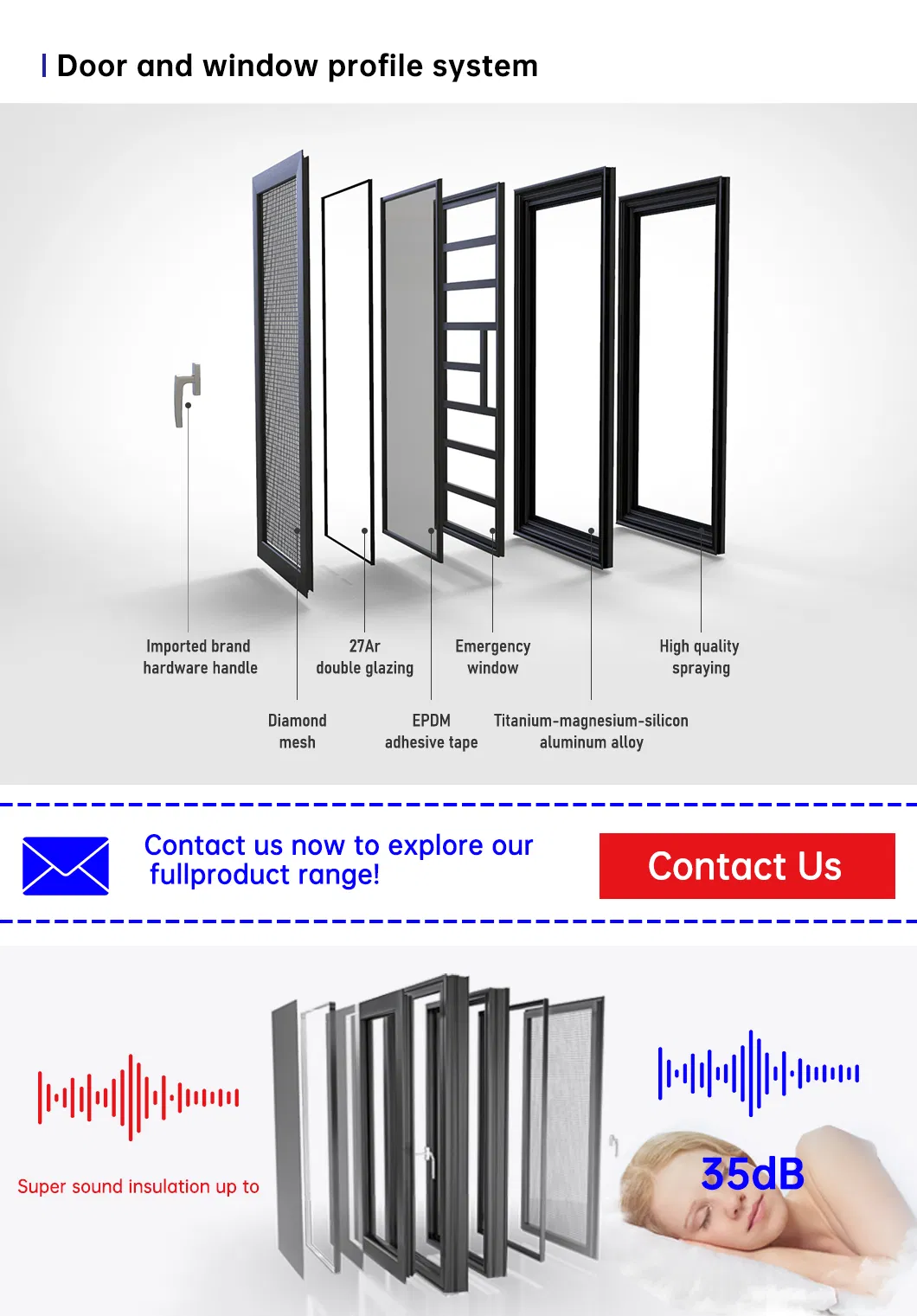Modern Tempered Glass and Aluminum Alloy Inward-Opening Casement Windows with High-Quality Awnings, Compliant with CE Standards