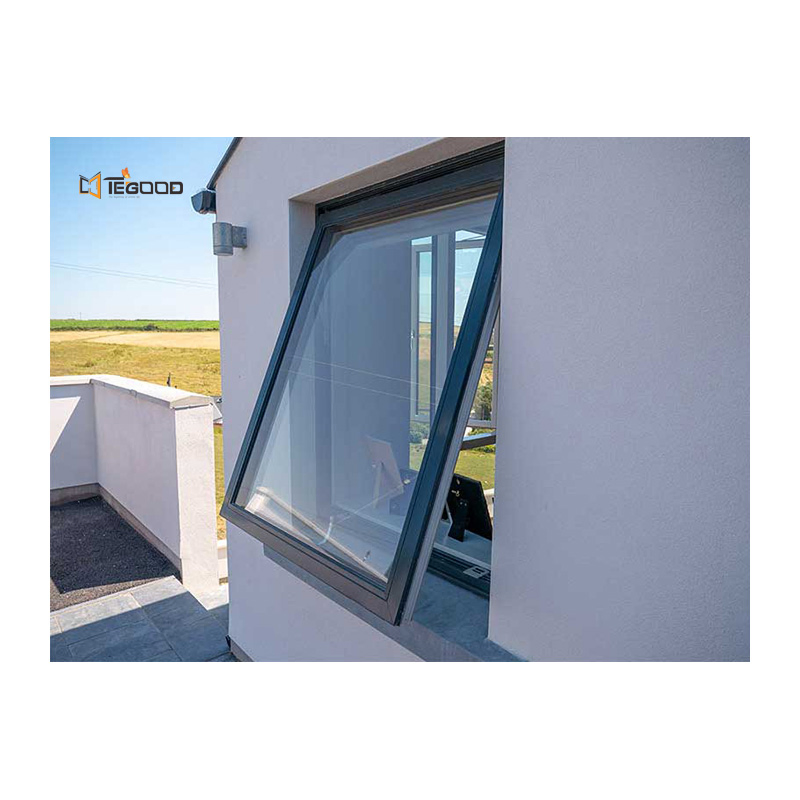 Residential White Aluminium Price Retractable Window Awning Aluminium Window