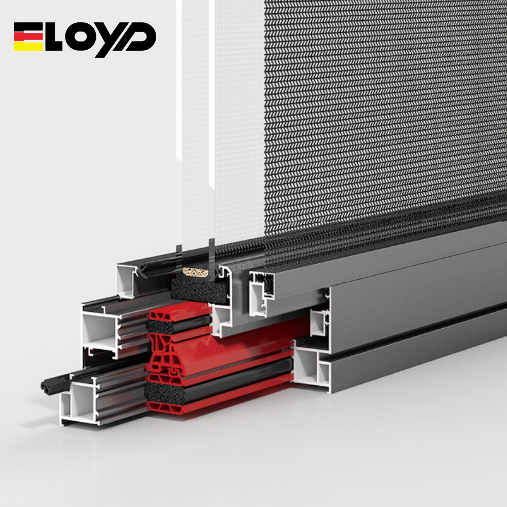 Eloyd Foshan Low-E Triple Glass Window Energy Efficient Insulated Aluminium Alloy Tilt and Turn for Exterior Use