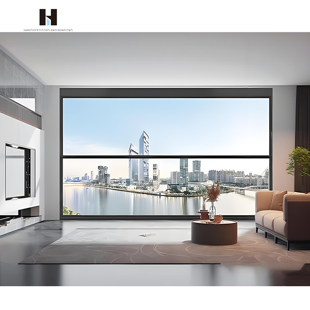 High Quality Modern Smart Lift Window Energy-Saving Soundproof Automatic Hurricane Aluminum Alloy Vertical Sliding Exterior Use