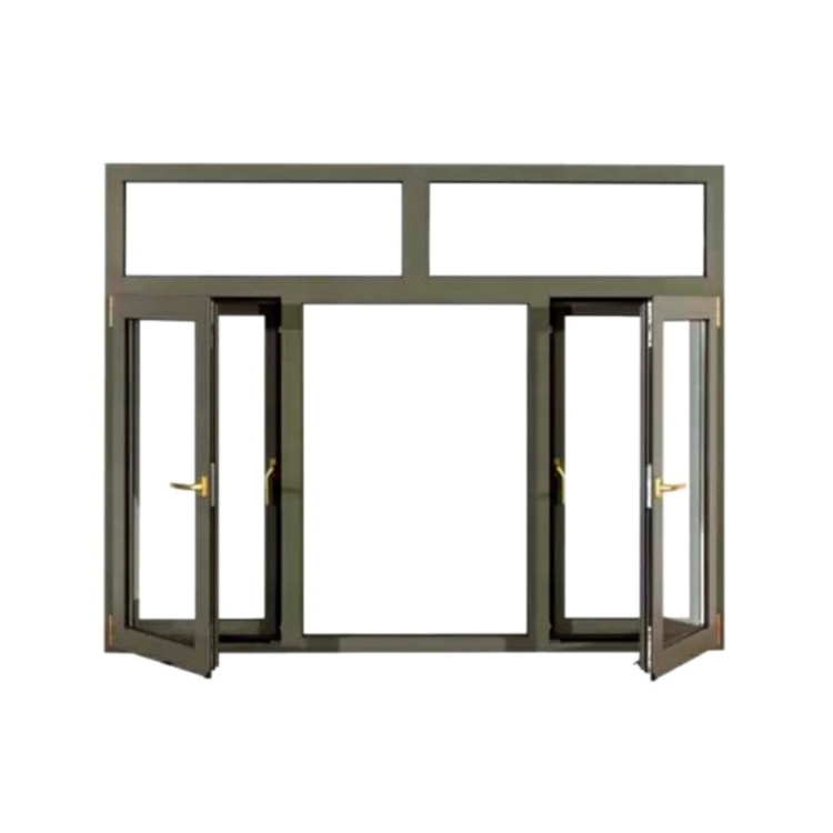 Antique Style Open Out Aluminum Windows High Quality Aluminum Windows Drawing Industrial Window Door Aluminum Profile
