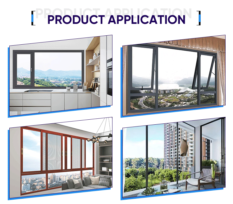 Custom Aluminium Extrusion Profiles Doors and Windows Industrial Standard Thermal Break Aluminum Profiles