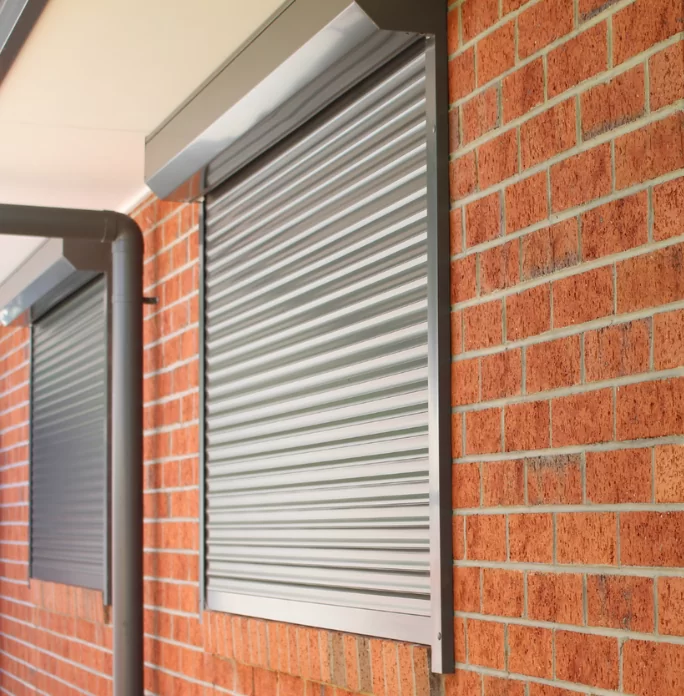 Automatic Motorized Aluminum Electric Roller Shutter Window Industrial Design Style Horizontal Rolling Shutters Window