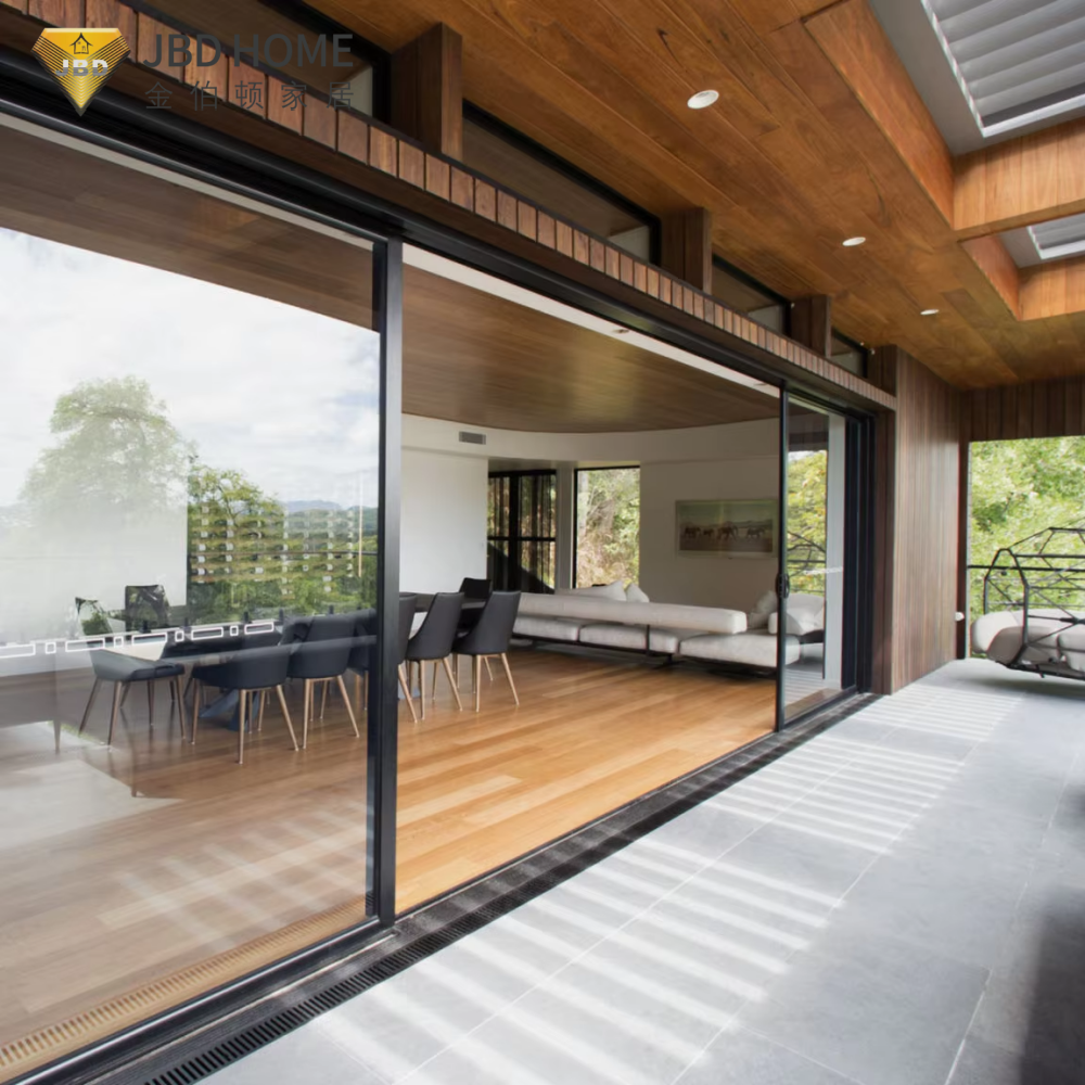 AS 2047 Hot Selling Large Sliding Glass Door High Quality Durable Factory Direct Supplier For Commercial Office Or Luxury Villa