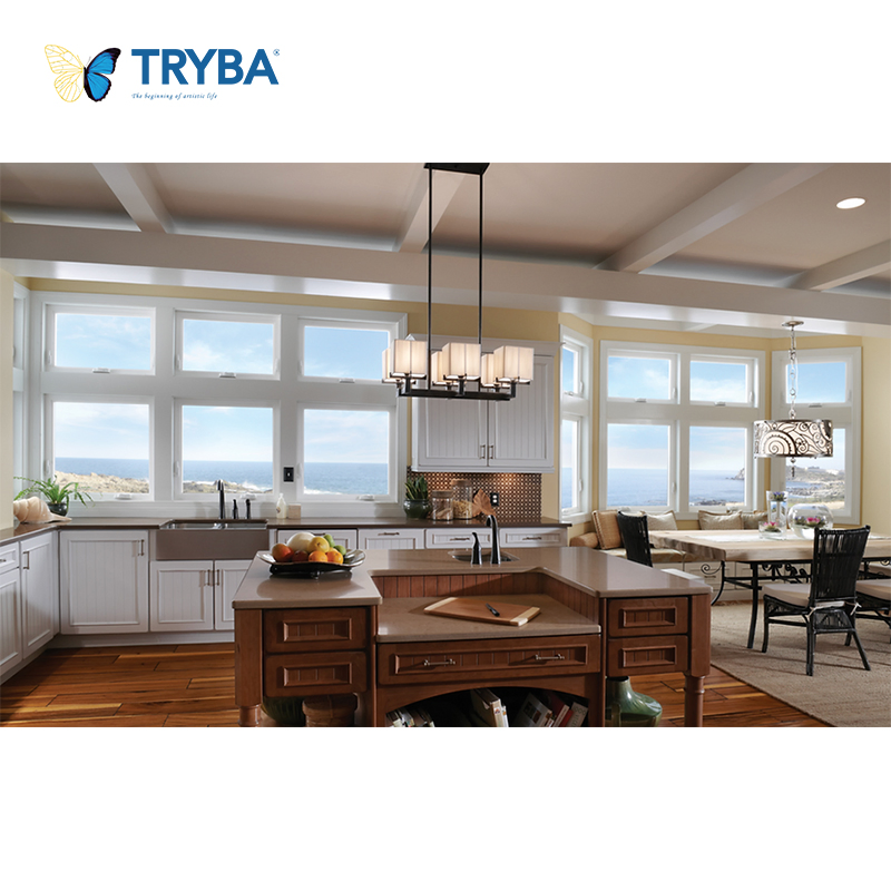 Residential White Aluminium Price Retractable Window Awning Aluminium Window