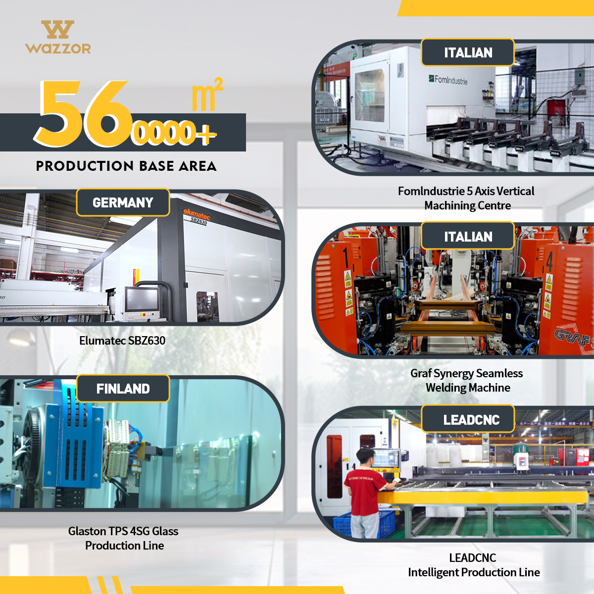 Wazzor Industrial Exterior Large Insulated Low-E Glass Tilt And Turn Window Tempered Glass Window Aluminum Casement Windows