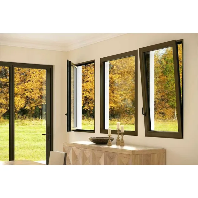 Custom Color Match Aluminum Alloy Doors and Windows for Architectural Design Harmony